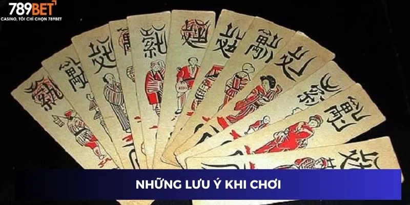 Những lưu ý khi chơi