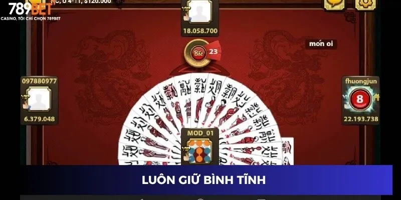 Luôn giữ bình tĩnh