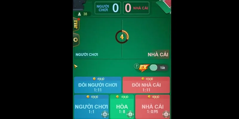 Hướng dẫn tính tiền thưởng thắng trong baccarat