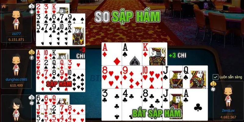 Cách xếp bài Mậu Binh 9 lá hiệu quả 